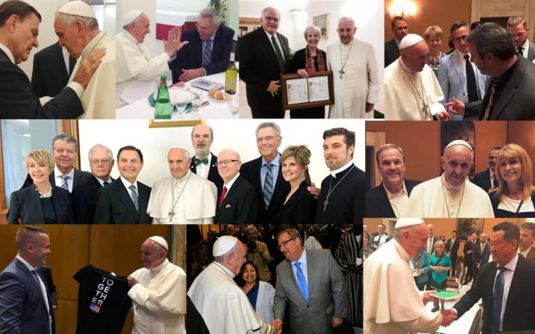 Pope Photo Collage - Website Background
